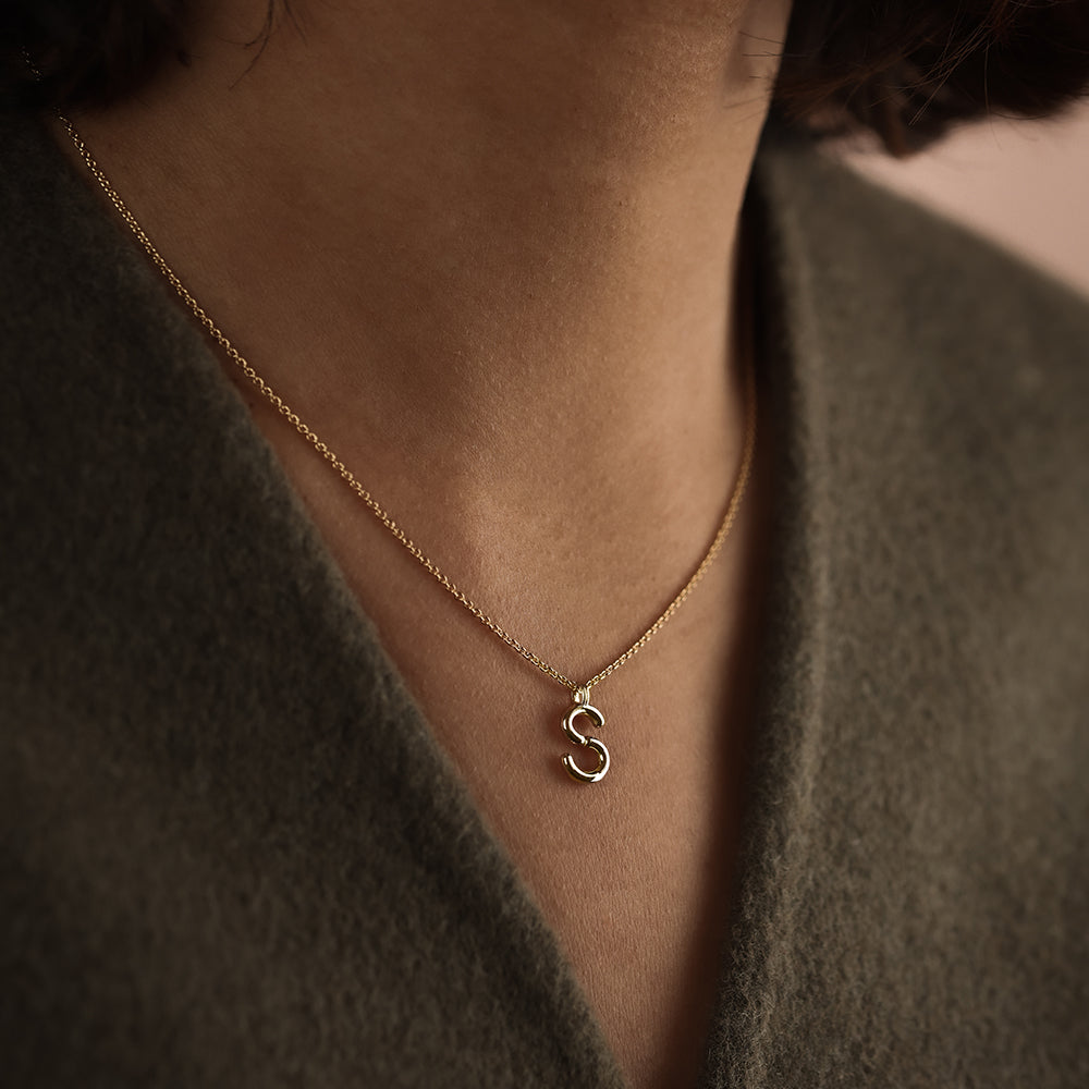 Collar BOLD - Letra S - Deloison Paris