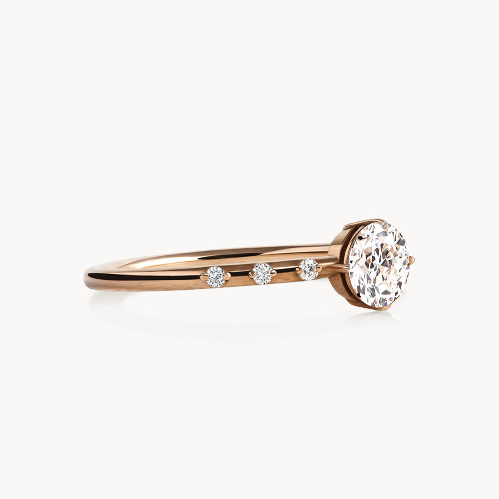 #Métal_Or rose 18k