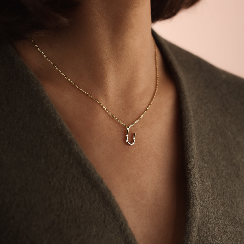 Collar BOLD - Letra U - Deloison Paris