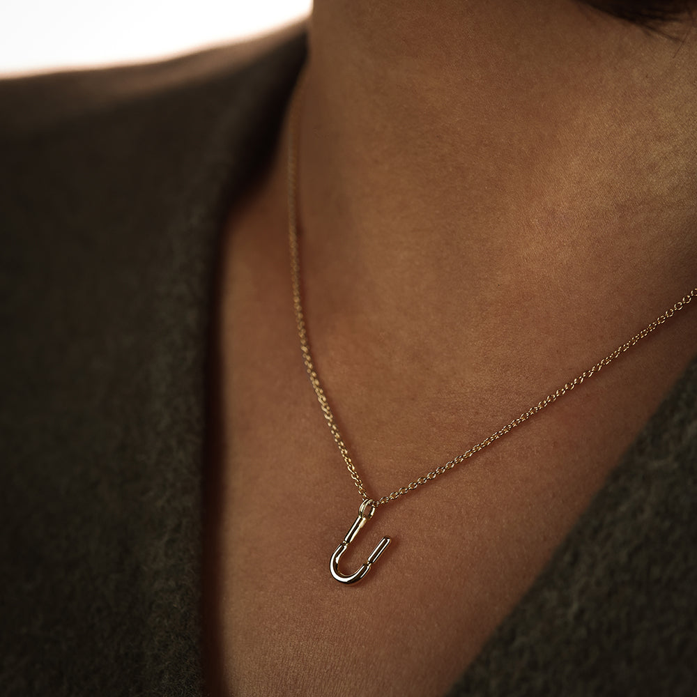 Collar BOLD - Letra U - Deloison Paris