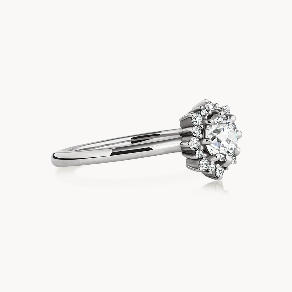 #Métal_Or blanc 18k