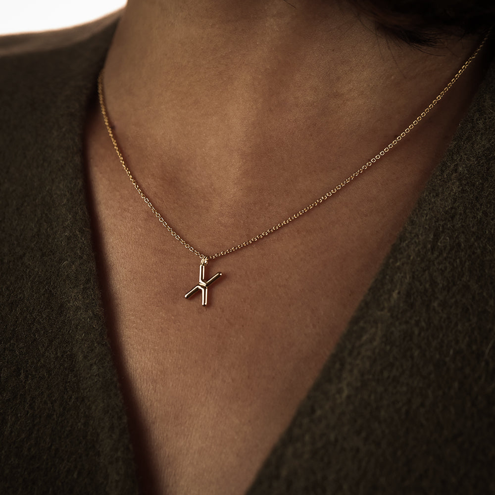 Collar BOLD - Letra X - Deloison Paris