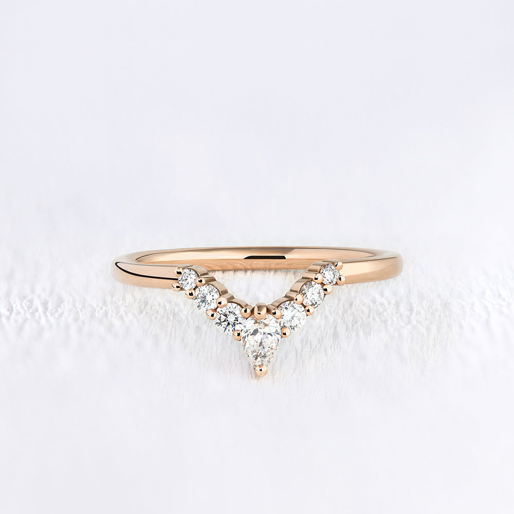 Alliance incurvée diamant Bonnie - Deloison Paris