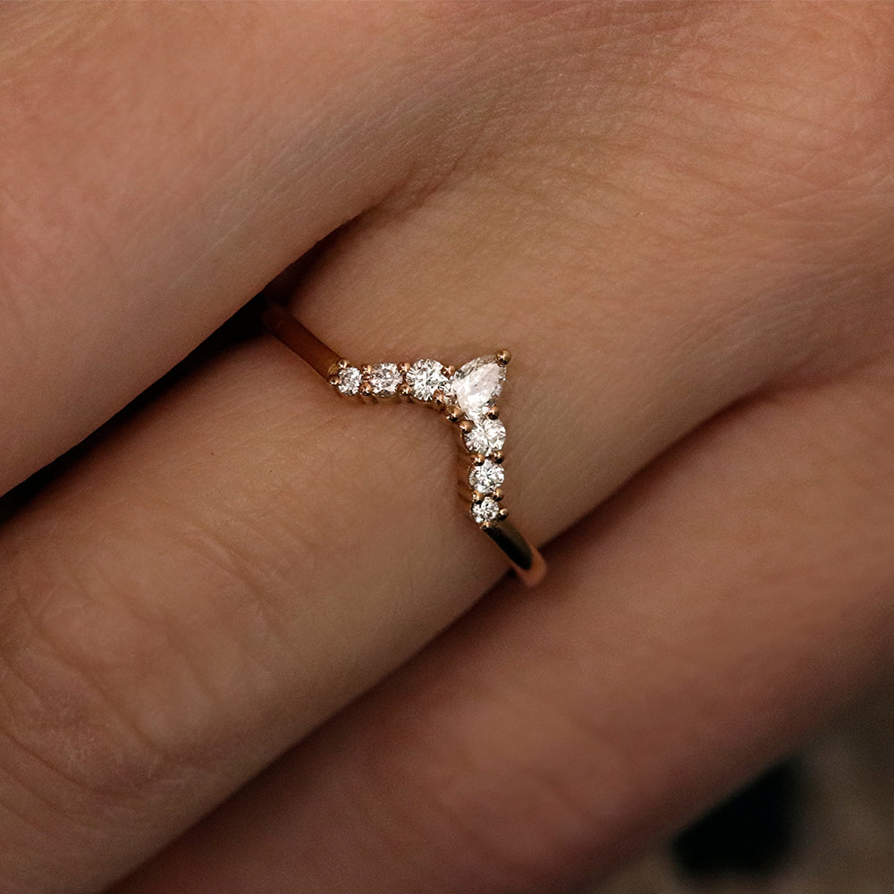 Alliance incurvée diamant Bonnie - Deloison Paris