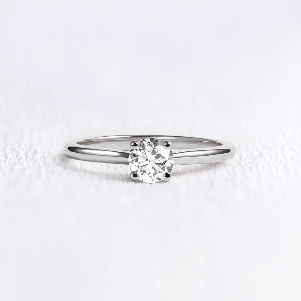Bague de fiançailles solitaire diamant - Deloison Paris