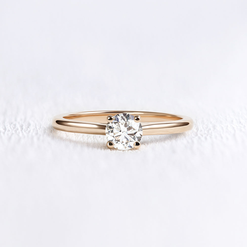 Bague de fiançailles solitaire diamant - Deloison Paris