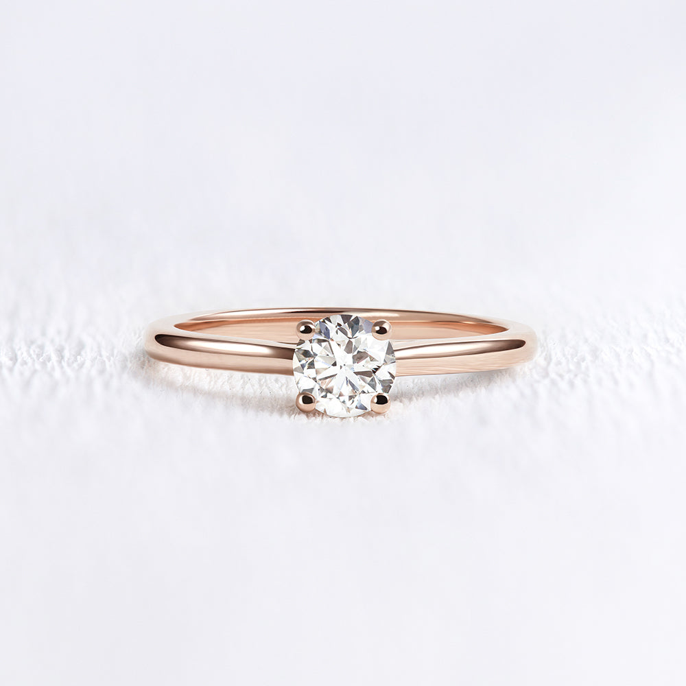 Bague de fiançailles solitaire diamant - Deloison Paris