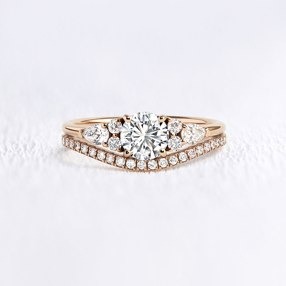 Bague de fiançailles originale en or et diamants | Deloison Paris