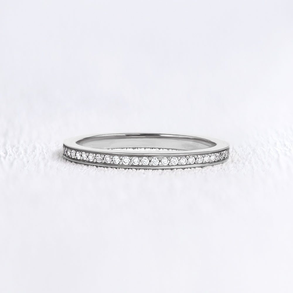 Alliance diamants serti rail - Deloison Paris