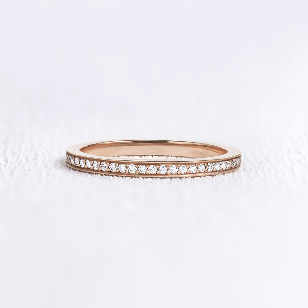 Alliance diamants serti rail - Deloison Paris