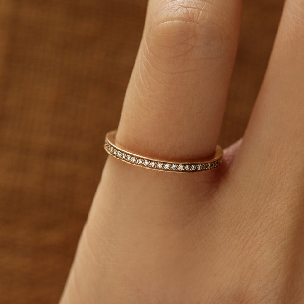Alliance diamants serti rail - Deloison Paris