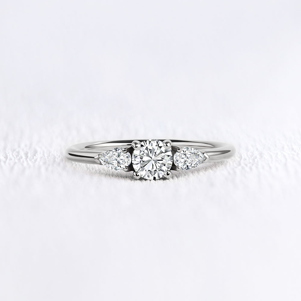 Bague diamant poire - Deloison Paris