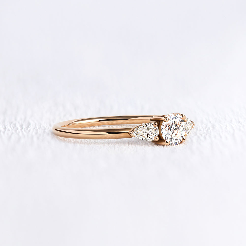 Bague diamant poire - Deloison Paris