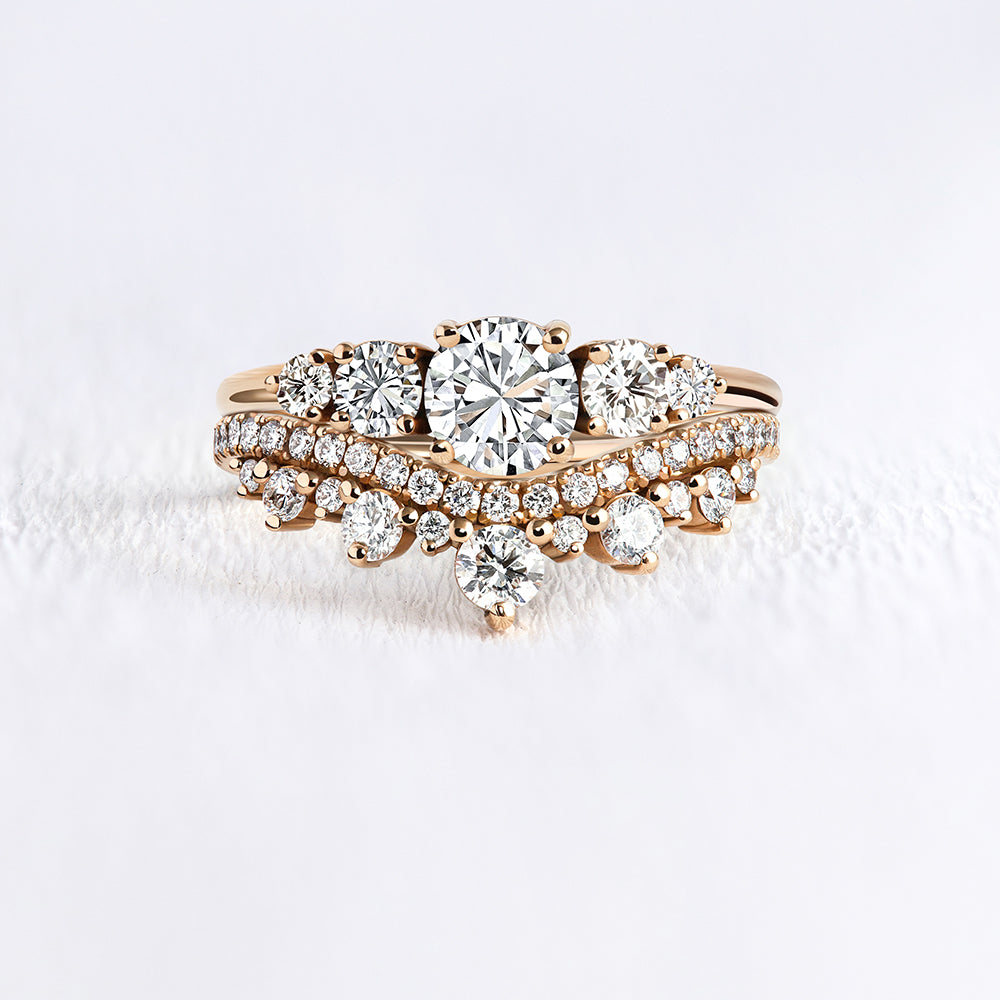 Bague de fiançailles en or 18 carats et diamants | Deloison Paris