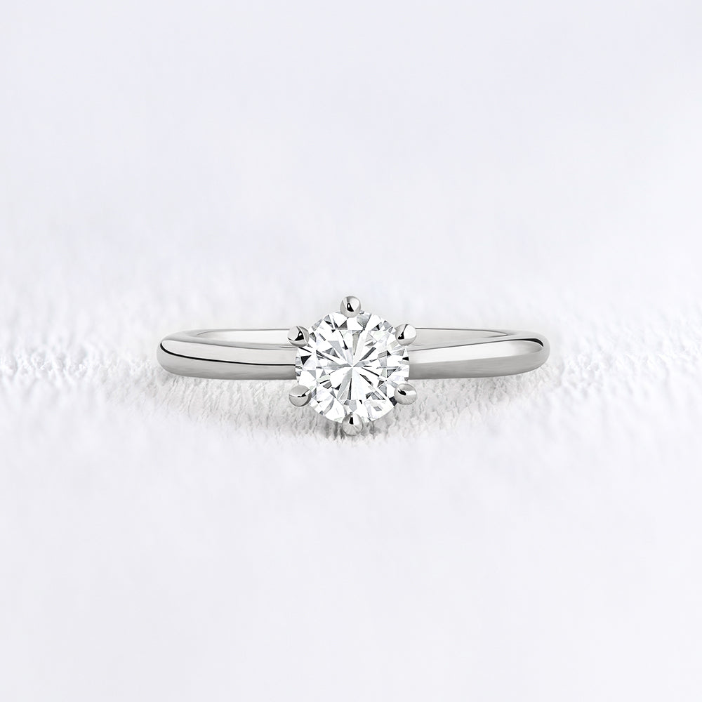 Bague solitaire diamant - Deloison Paris
