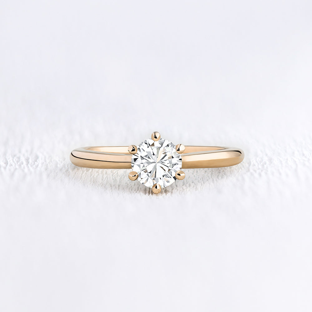 Bague solitaire diamant - Deloison Paris