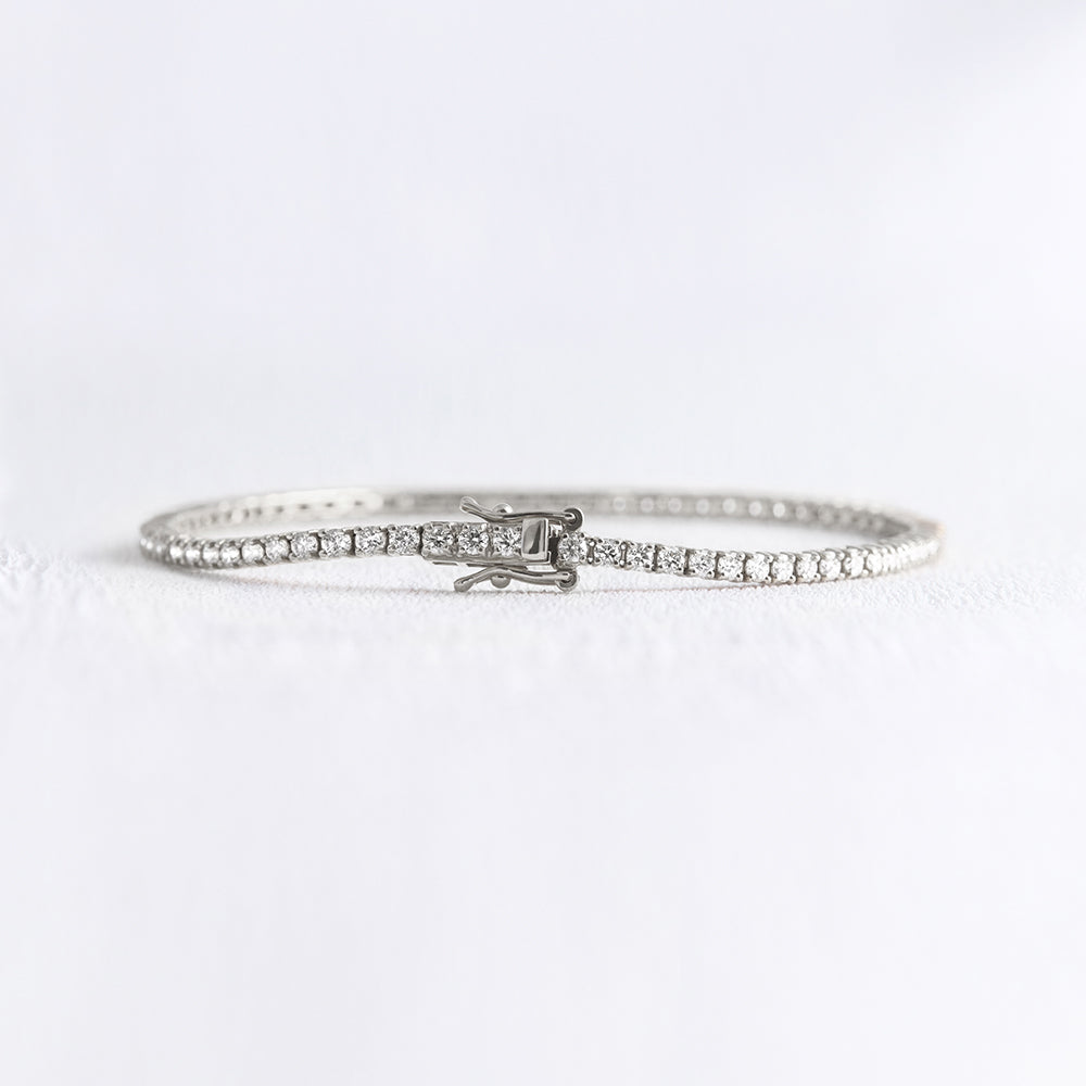 Bracelet rivière de diamants - Deloison Paris