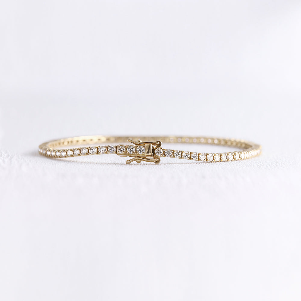 Bracelet rivière de diamants - Deloison Paris
