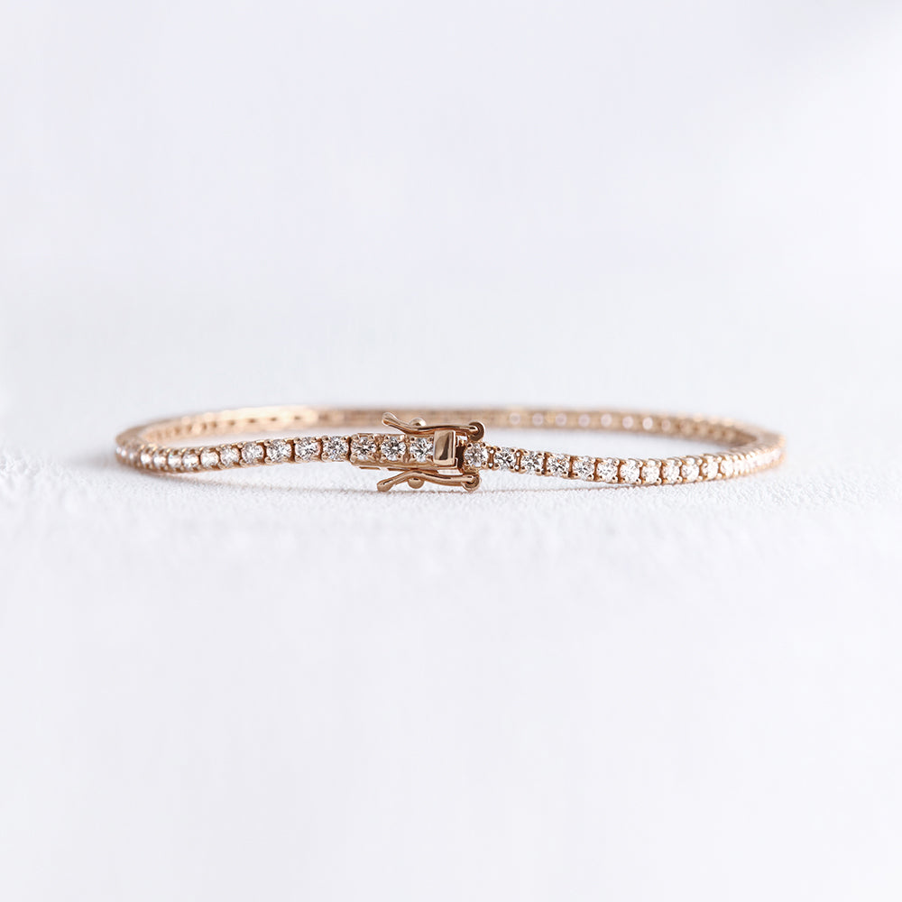 Bracelet rivière de diamants - Deloison Paris