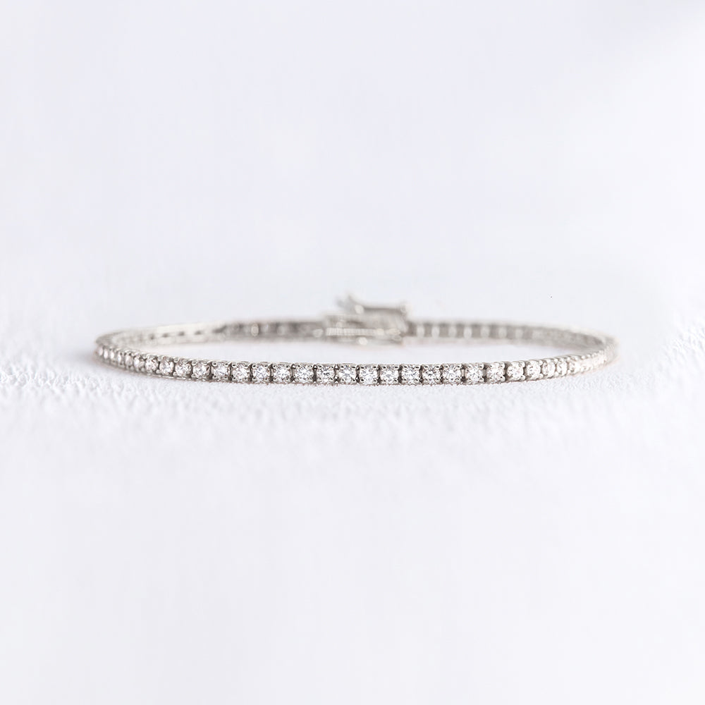 Bracelet rivière de diamants - Deloison Paris