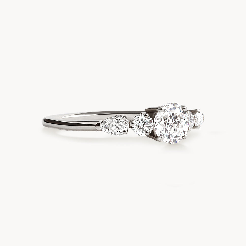 #Métal_Or blanc 18k