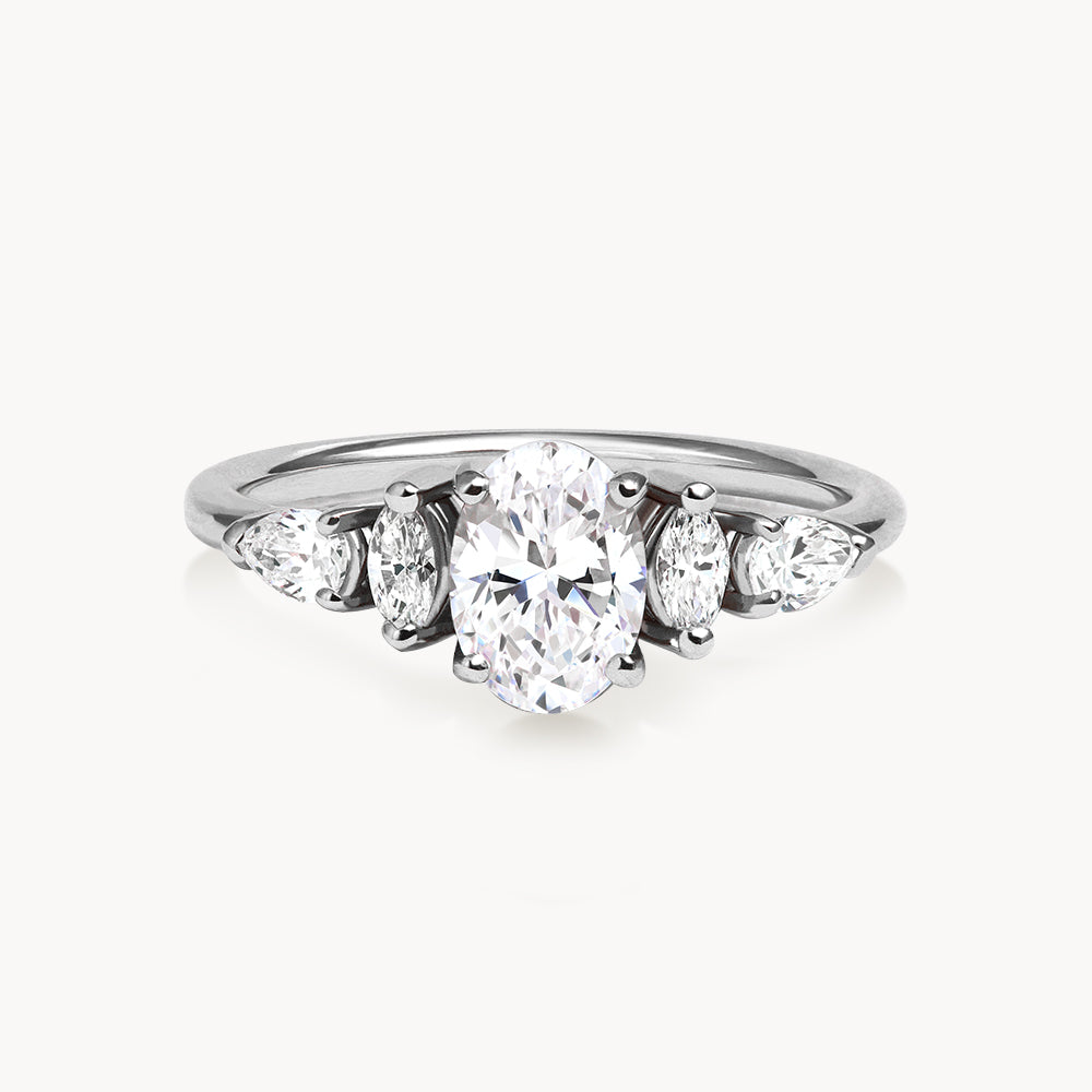 #Métal_Or blanc 18k