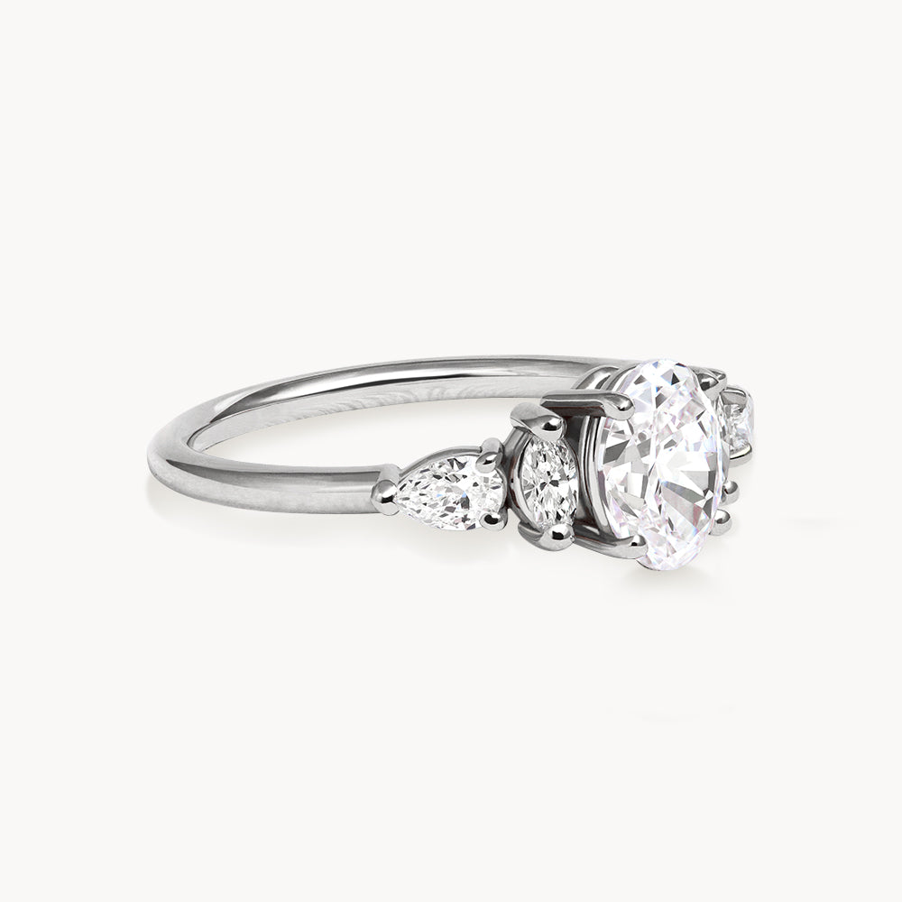 #Métal_Or blanc 18k