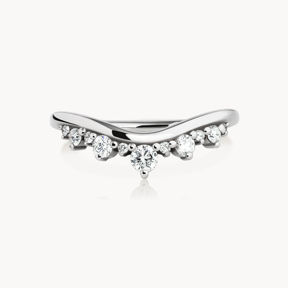 #Métal_Or blanc 18k