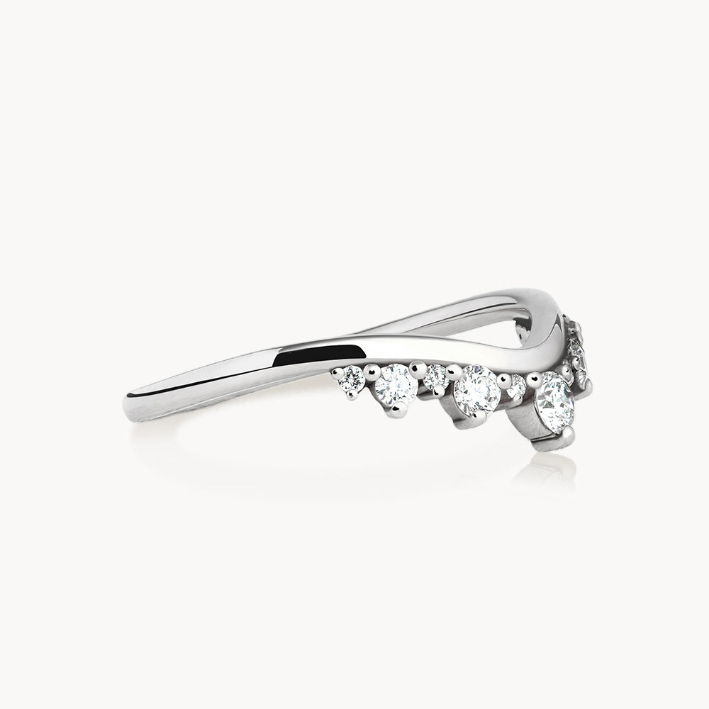 #Métal_Or blanc 18k