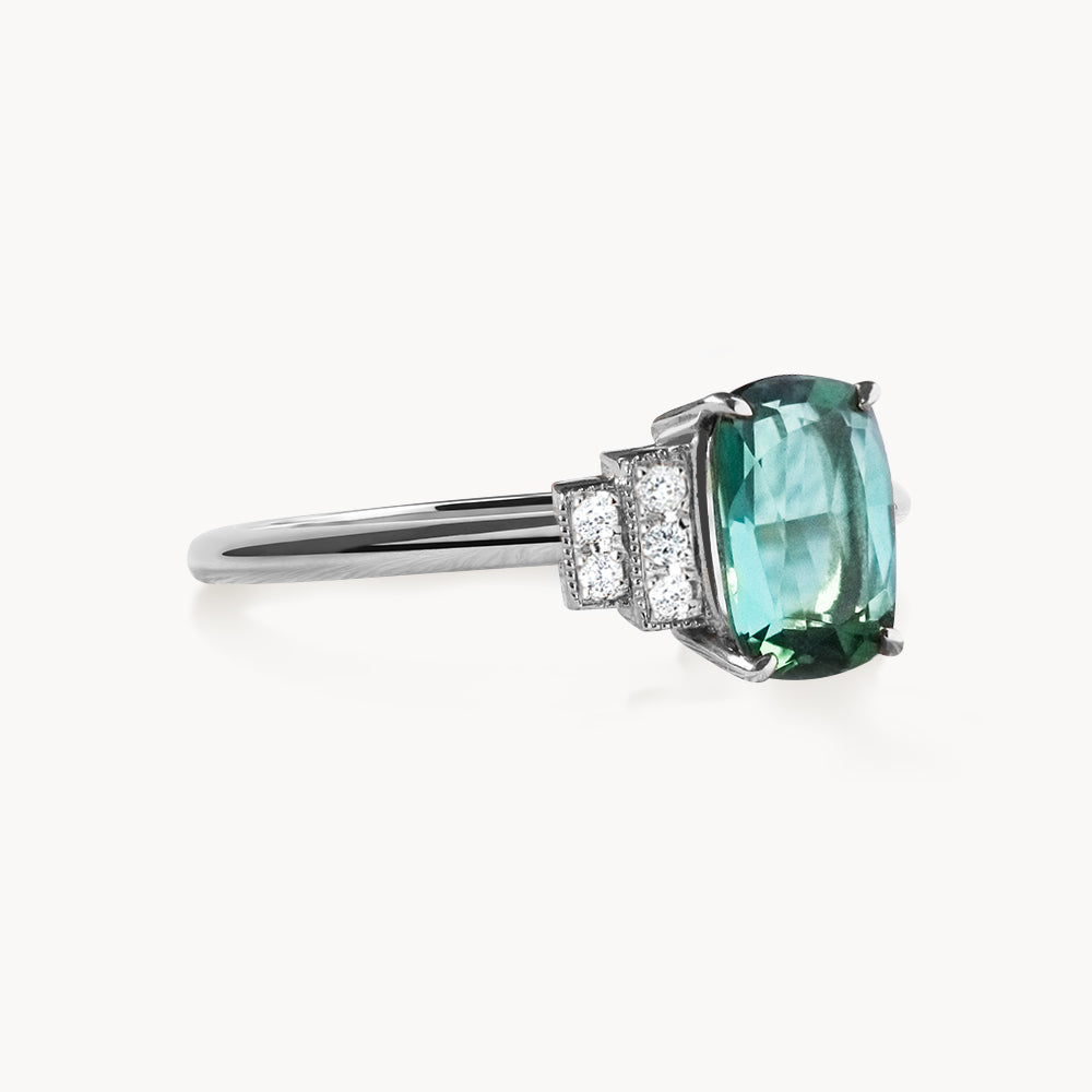 #Métal_Or blanc 18k
