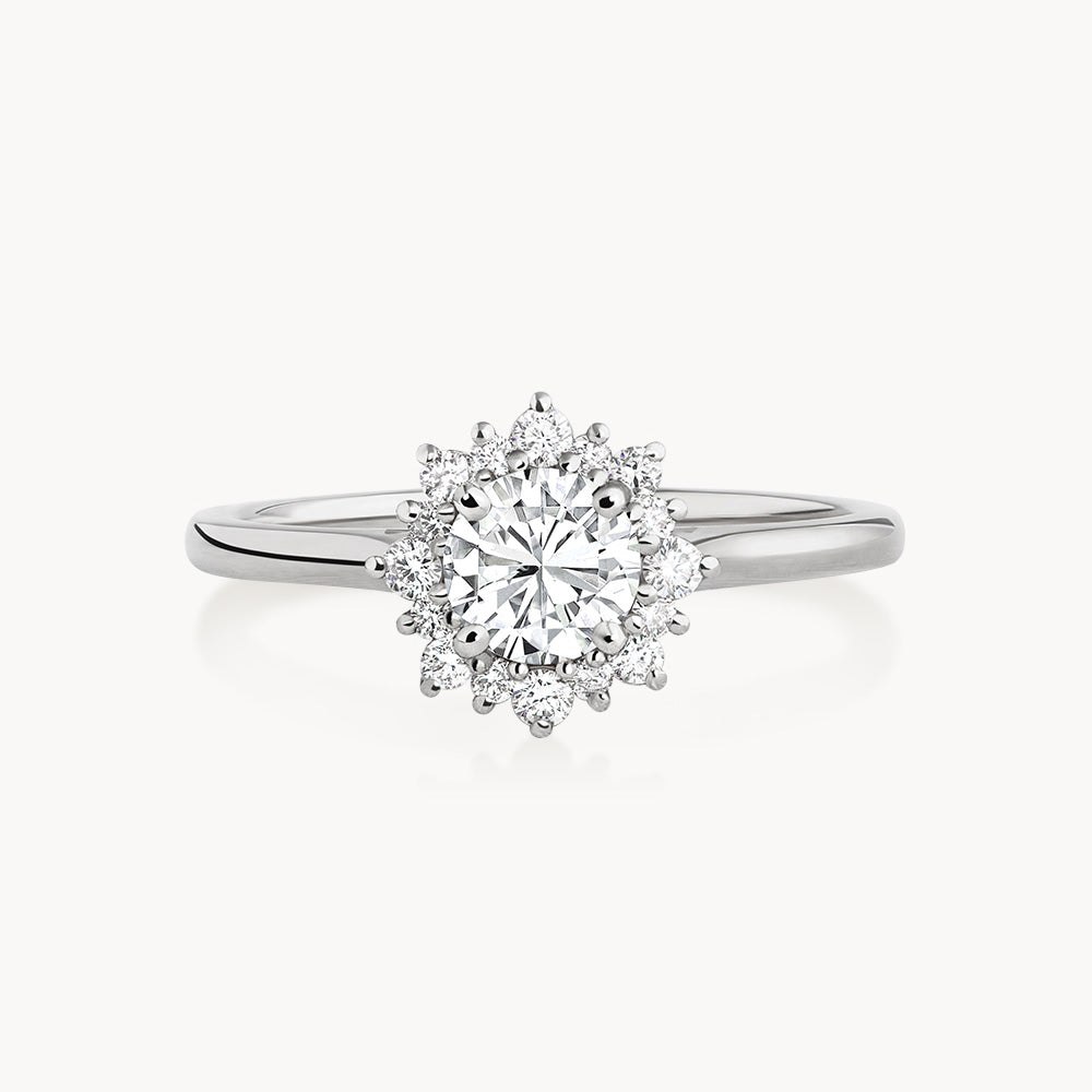 #Métal_Or blanc 18k