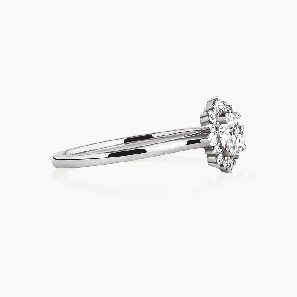 #Métal_Or blanc 18k