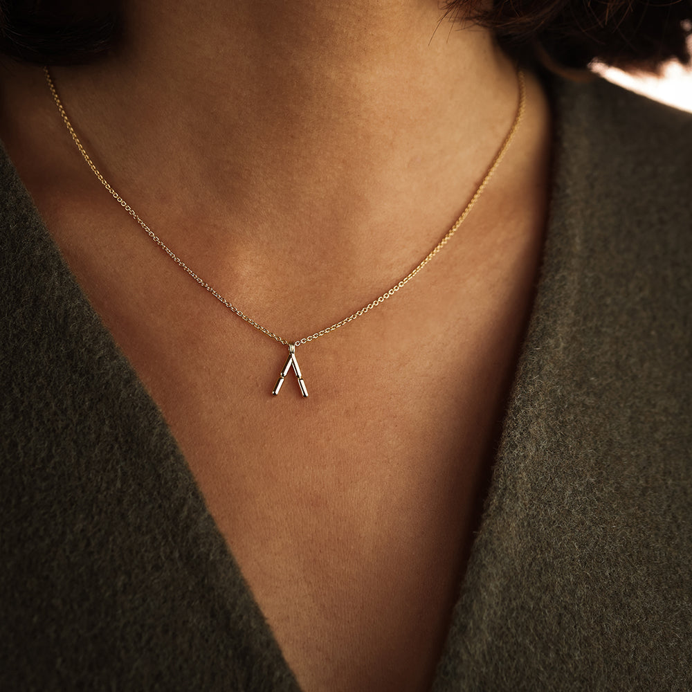Collier BOLD – Lettre A - Deloison Paris