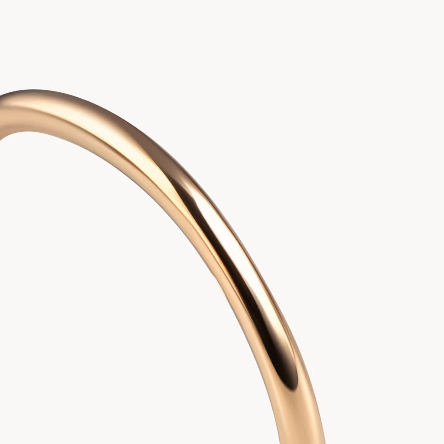 Alliance classique femme tout or 