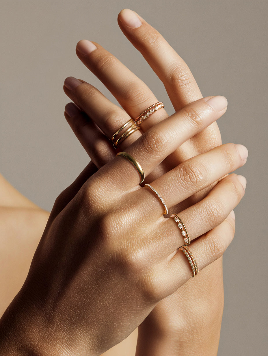 Alliances femme or et diamants 