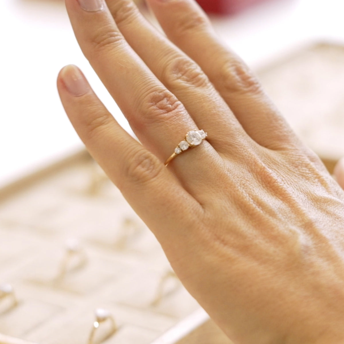 Bague Juliette portée