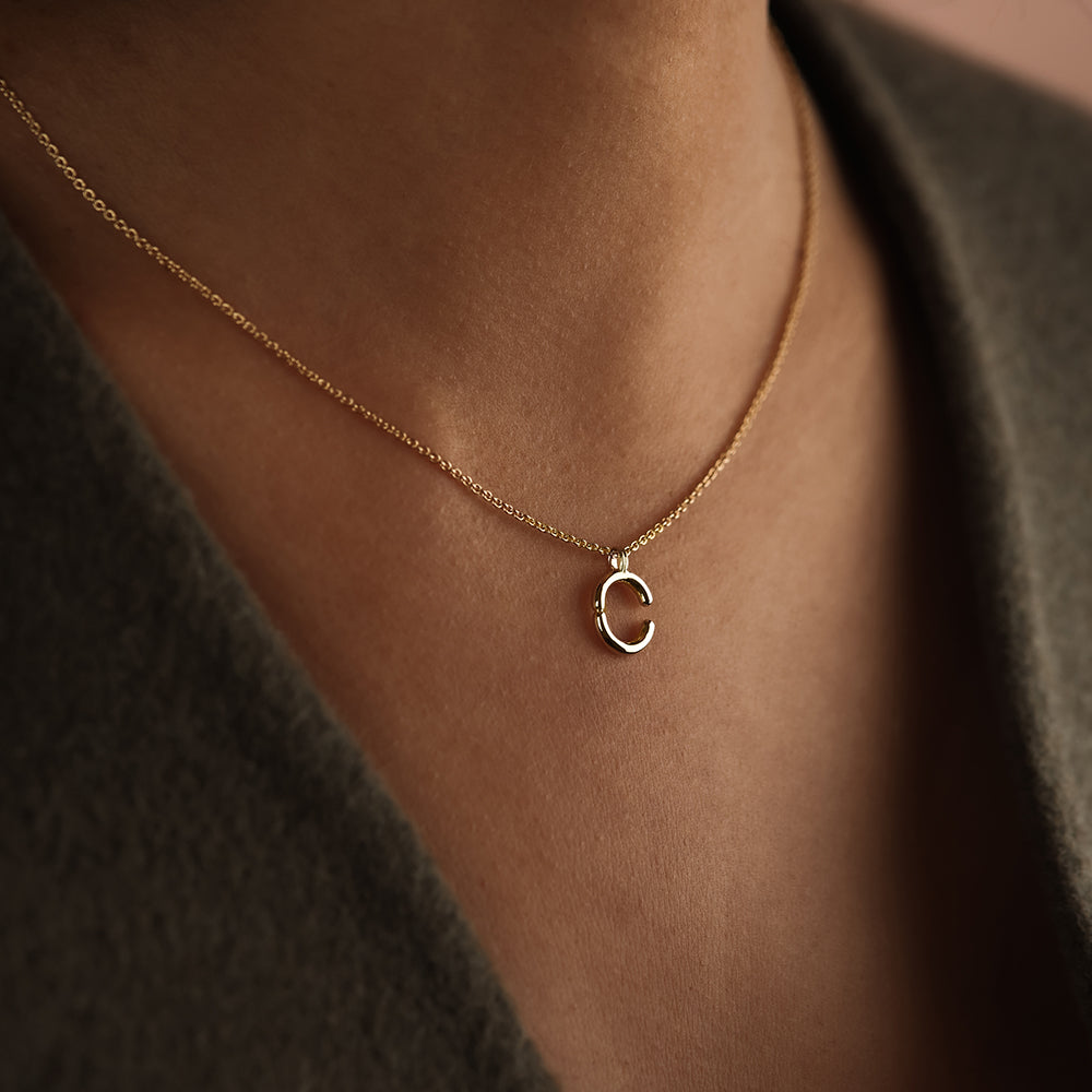 Collier BOLD – Lettre C - Deloison Paris