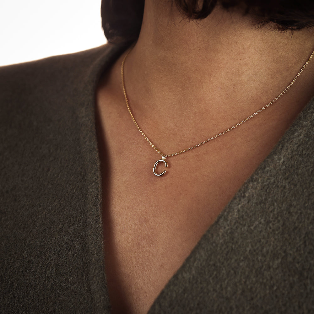 Collier BOLD – Lettre C - Deloison Paris
