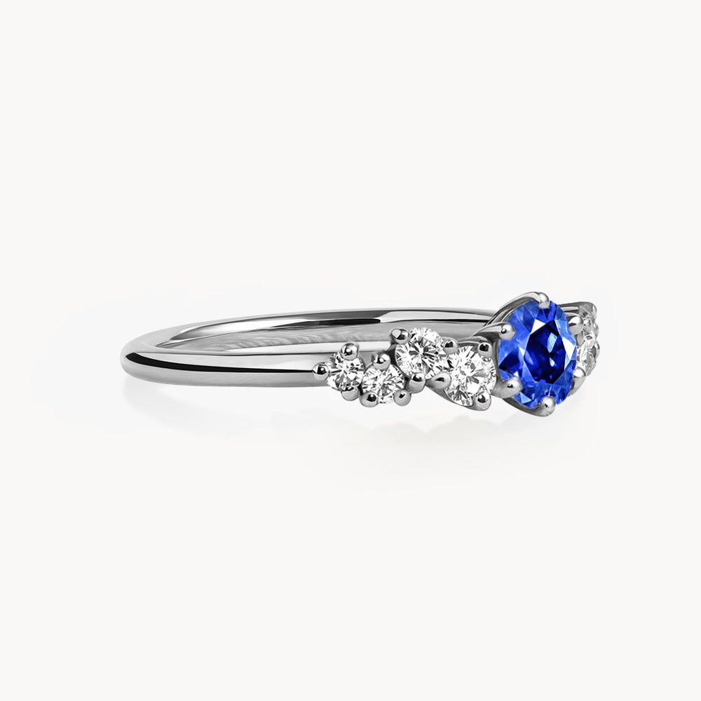 #Métal_Or blanc 18k