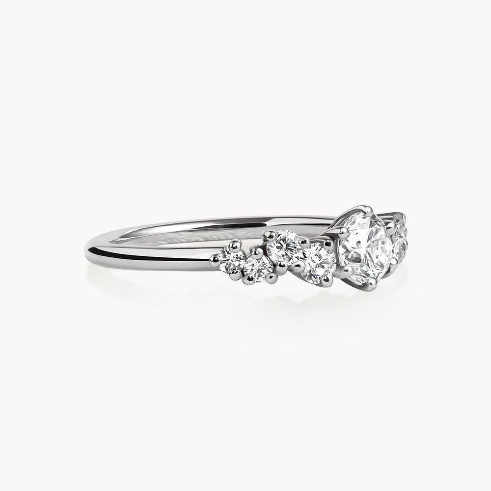 #Métal_Or blanc 18k