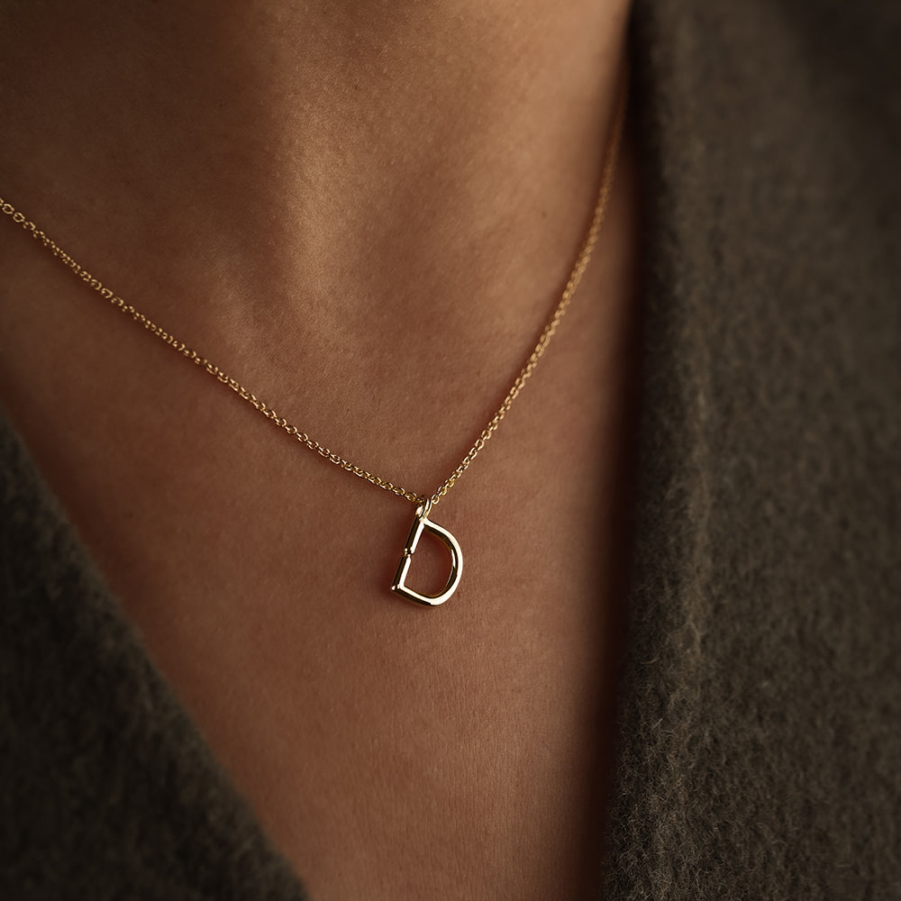 Collier BOLD – Lettre D - Deloison Paris