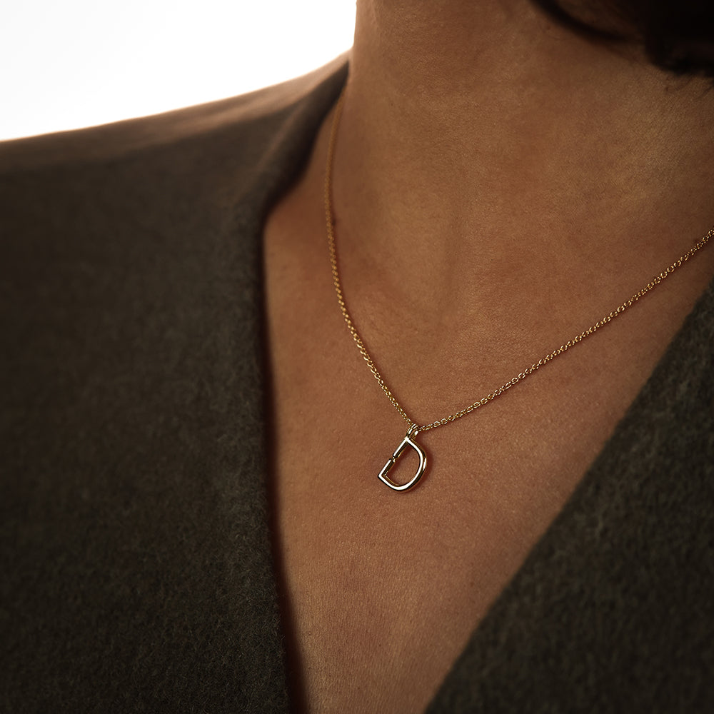 Collier BOLD – Lettre D - Deloison Paris