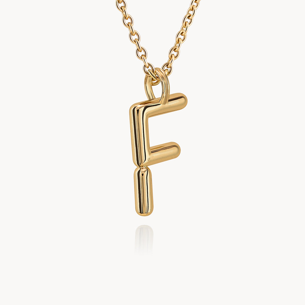 Collier BOLD – Lettre F - Deloison Paris