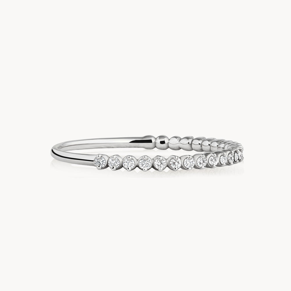 #Métal_Or blanc 18k