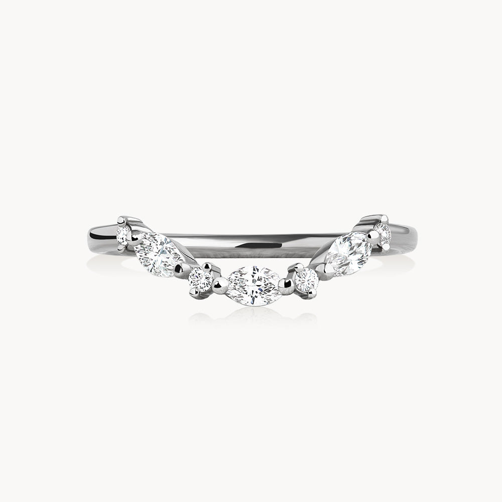 #Métal_Or blanc 18k