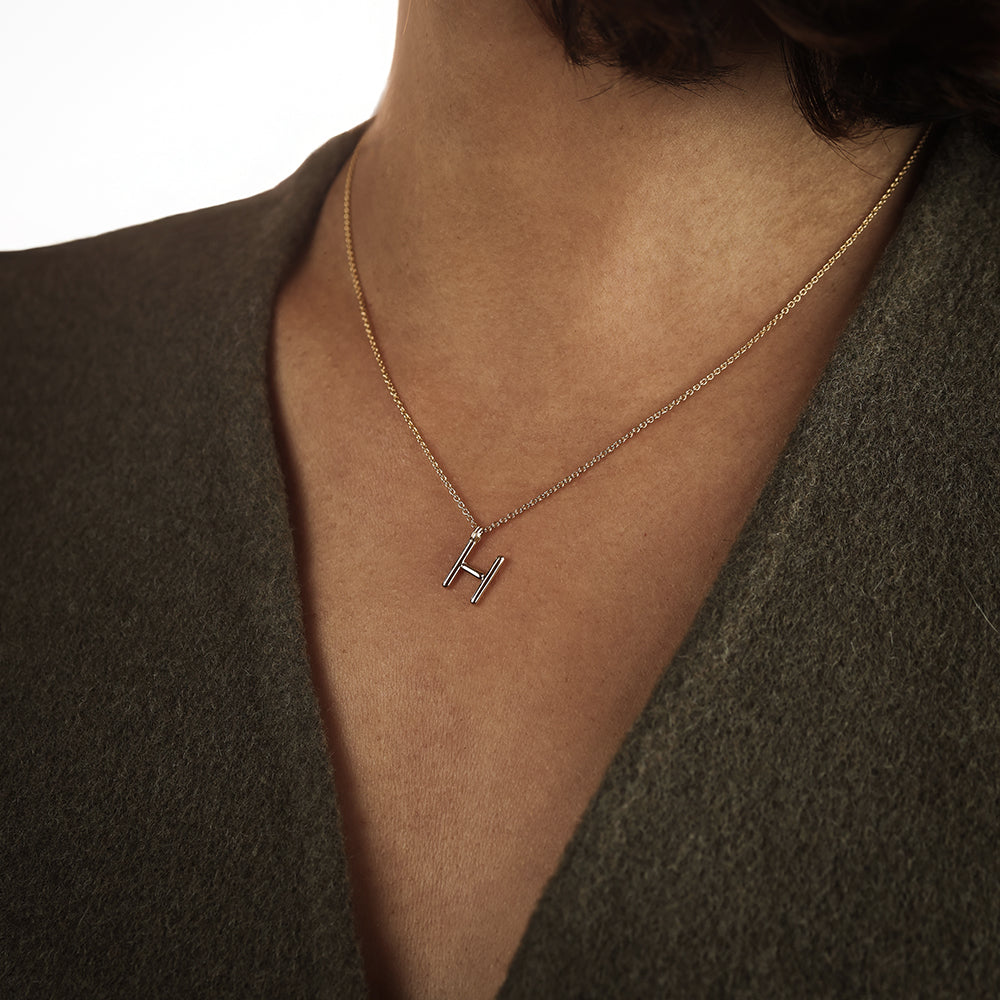 Collier BOLD - Lettre H - Deloison Paris