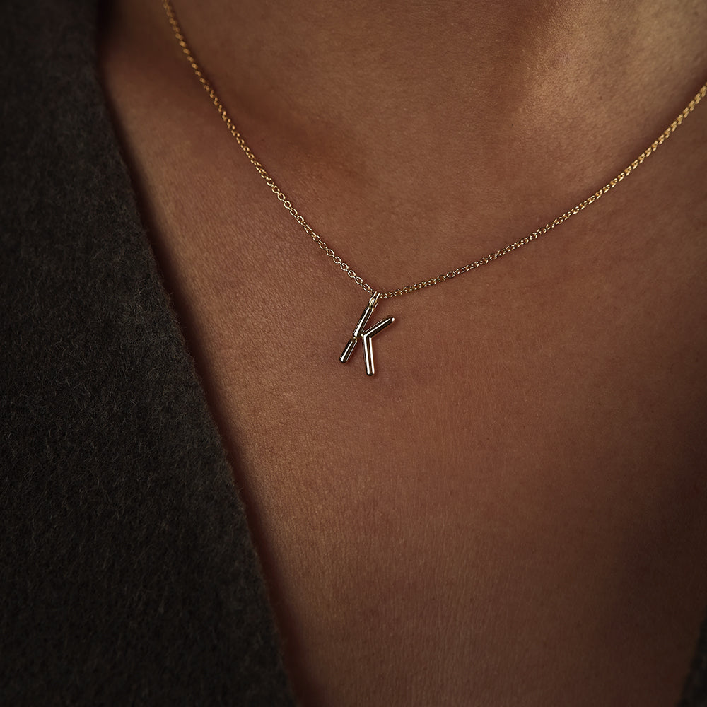 Collier BOLD - Lettre K - Deloison Paris
