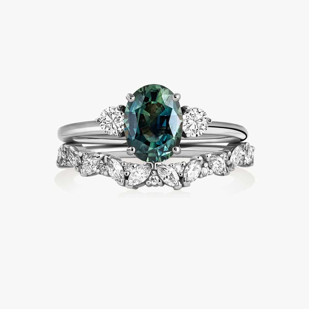 #Métal_Or blanc 18k