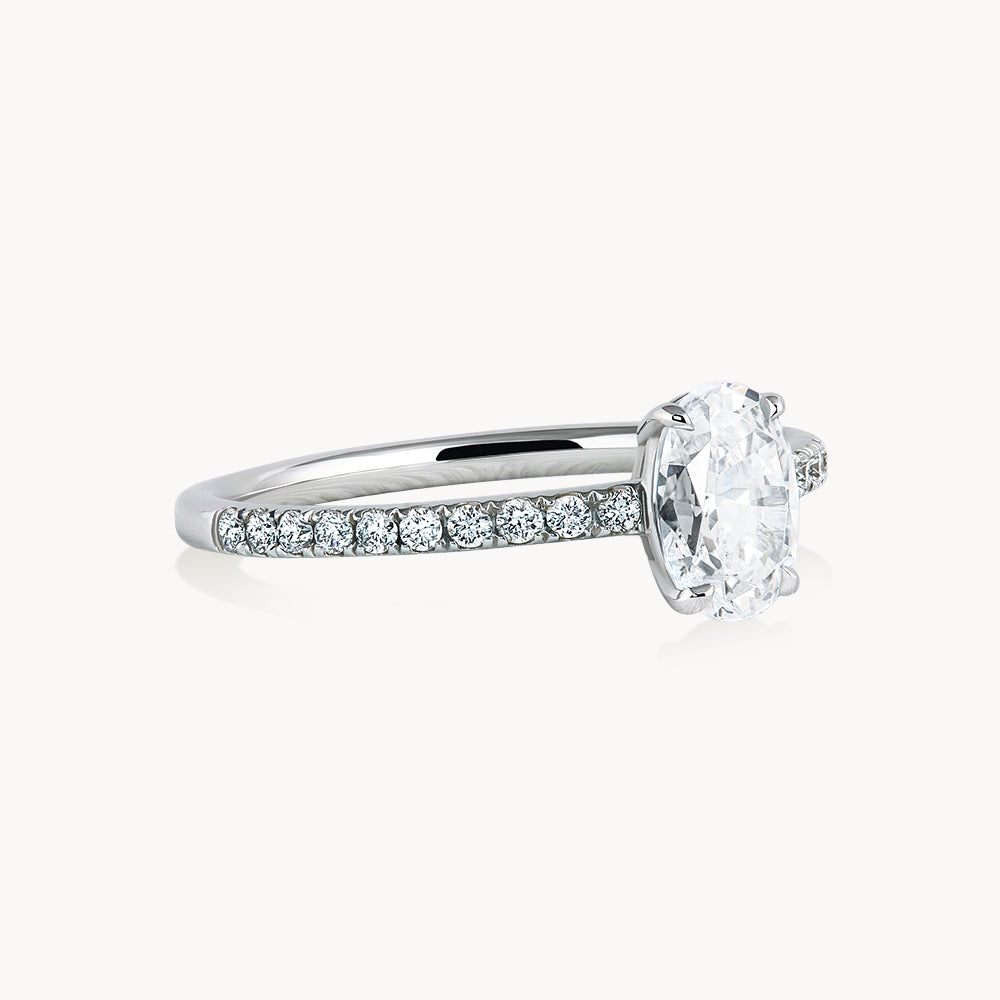 #Métal_Or blanc 18k