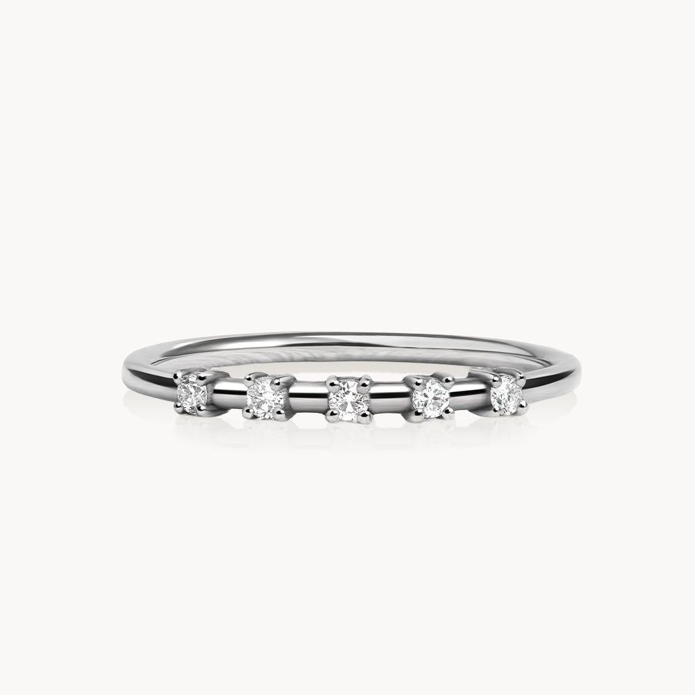 #Métal_Or blanc 18k